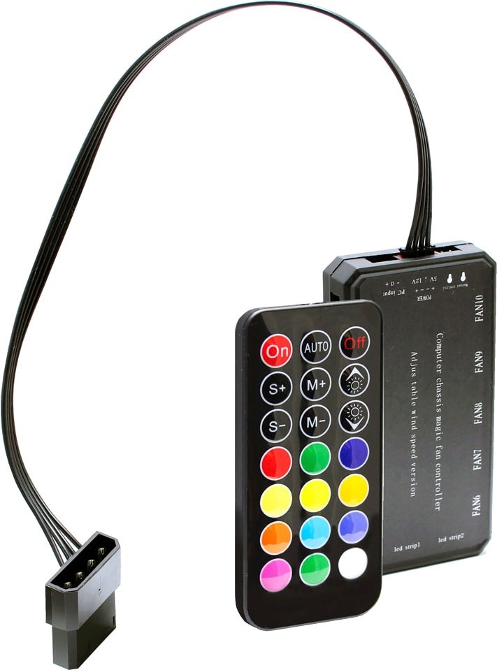 

Контроллер скорости и подсветки вентиляторов Ginzzu CRC10