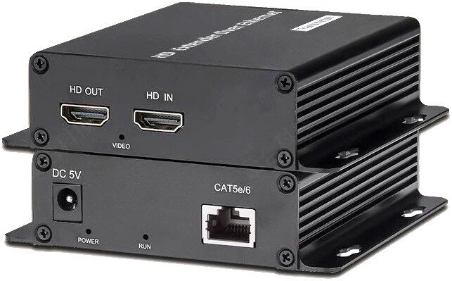 

Удлинитель по витой паре USBTOP 559380 до 200 м (черный)