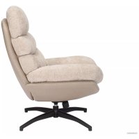 Интерьерное кресло Signal Giselle (бежевый tap. 241/бежевый tap. 237/черный мат)
