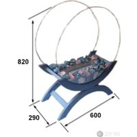 Биокамин ZeFire Iris большой светлый