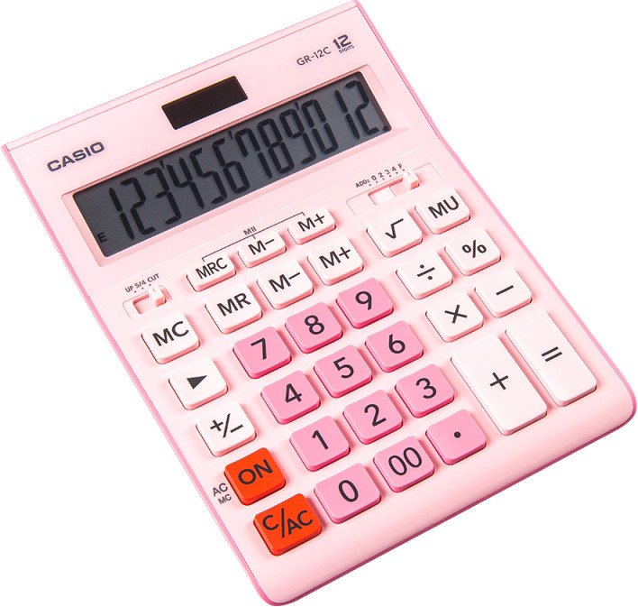 

Бухгалтерский калькулятор Casio GR-12C-PK-W-EP (розовый)