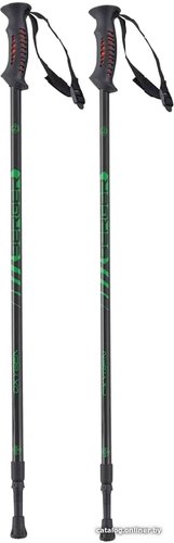 Палки для скандинавской ходьбы Berger Oxygen 77-135 (черный/зеленый)