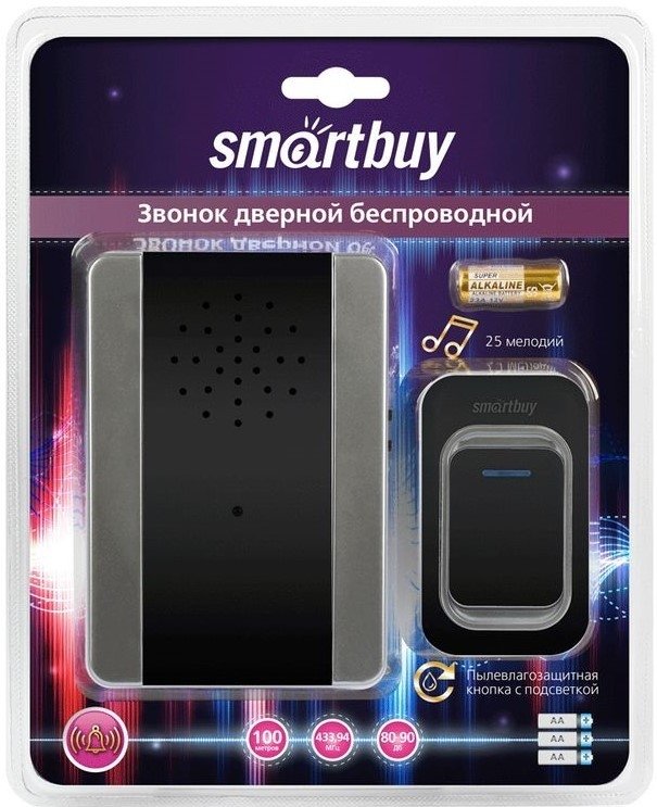 

Беспроводной дверной звонок SmartBuy SBE-11-DP6-25
