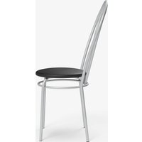 Стул Mio Tesoro Тюльпан (черный/металлик)