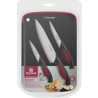 Набор ножей Rondell Arsenale RD-1891 (черный/бордовый)