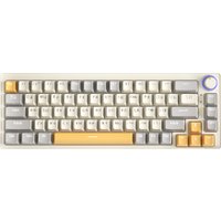 Клавиатура Cyberlynx ZA68 Beige Gray Yellow (TNT Yellow)