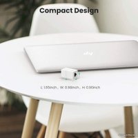 Коннектор-соединитель Ugreen NW114 20390 RJ-45 - RJ-45 (1 шт., черный)