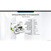 Видеокарта Maxsun GeForce RTX 4060 Terminator W 8G