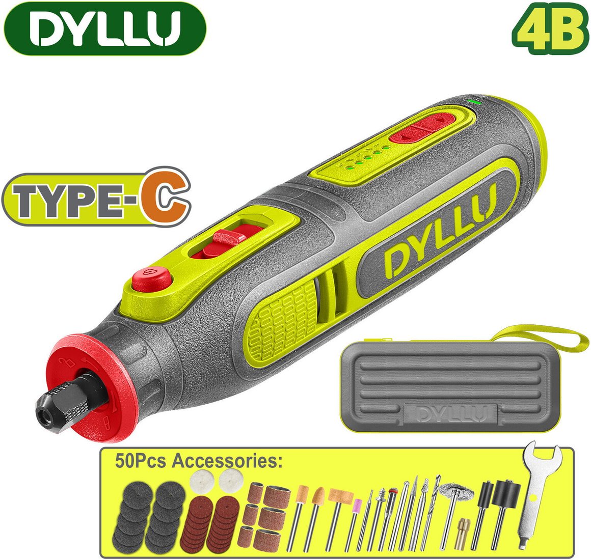 

Гравер Dyllu DTRYN418 (с АКБ, кейс)