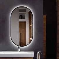  Алмаз-Люкс Зеркало Seoul 9050s-6 (с подсветкой, черный)