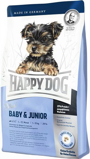 

Сухой корм для собак Happy Dog Mini Baby & Junior 0.3 кг