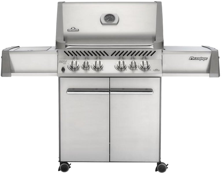 

Газовый гриль для дачи Napoleon Prestige P-500 (серебристый)