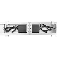 Стол для работы стоя ErgoSmart Wooden Unique Ergo Desk 1300х750х27 мм (дуб мореный/белый)