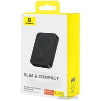 Внешний аккумулятор Baseus Magnetic Mini Air Wireless Fast Charge Power Bank 20W 10000mAh (черный)