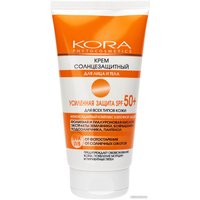 Крем солнцезащитный Kora Усиленная защита SPF 50+ для лица и тела 150 мл