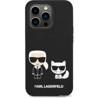 Чехол для телефона CG Mobile Lagerfeld для iPhone 14 Pro KLHCP14LSSKCK