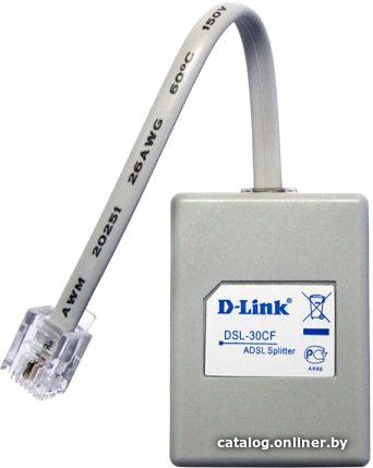 ADSL сплиттер D-Link DSL-30CF/RS