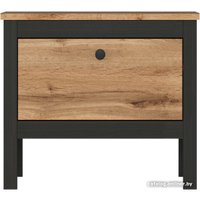 Тумба для обуви Black Red White Loft KOM1K/55 (дуб вотан/черный)