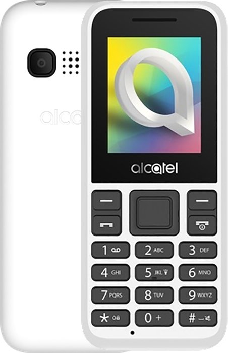

Кнопочный телефон Alcatel 1066D (белый)