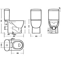 Унитаз напольный Sanita Luxe Art Comfort WC.CC/Art/2-DM/WHT.G/S1