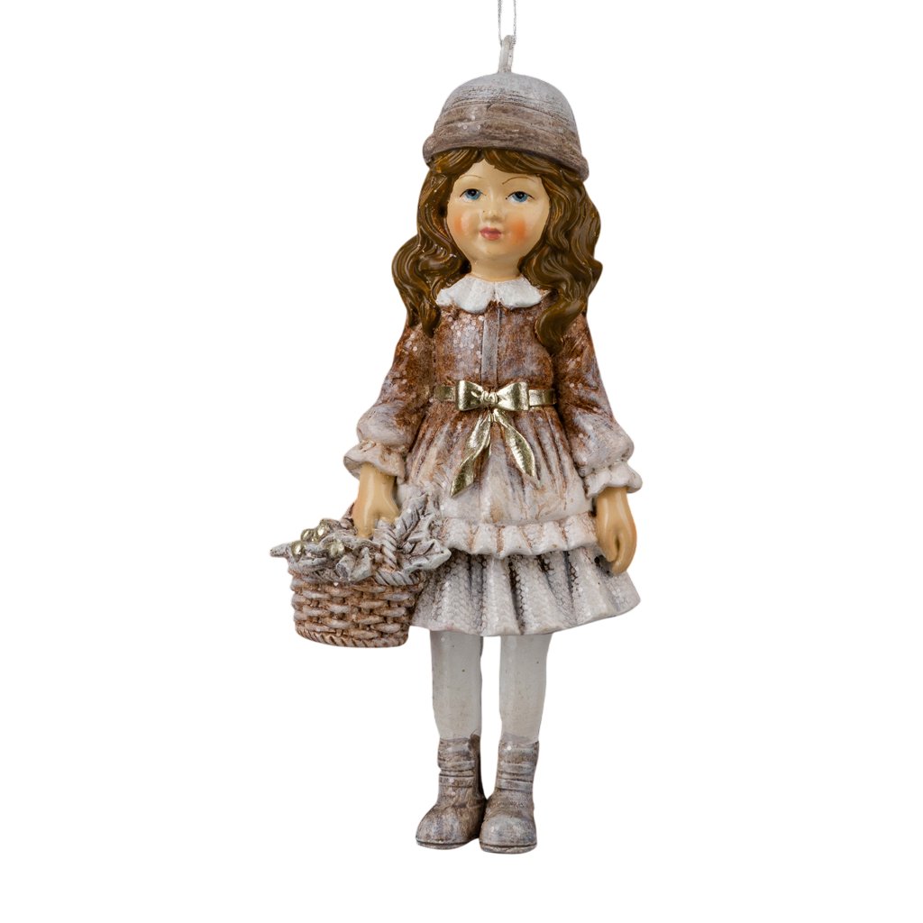 

Елочная игрушка Erich Krause Decor. Девочка с корзиной 64552