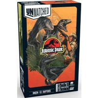 Детская настольная игра GaGa Games Unmatched. Jurassic Park. InGen vs Raptors GG363 (с русскими правилами)