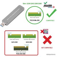 Бокс для накопителей M.2 Orient 3551 U3