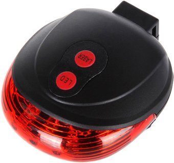 Велосипедный фонарь Sapphire H-116 Black/Red