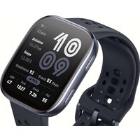 Умные часы Amazfit Bip 6 (черный, с черным силиконовым ремешком)