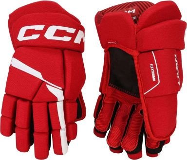 Перчатки CCM NEXT23 YT Gloves Red/White 08 (красно-белые)