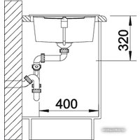 Кухонная мойка Blanco Metra XL 6 S (кофе) [515287]
