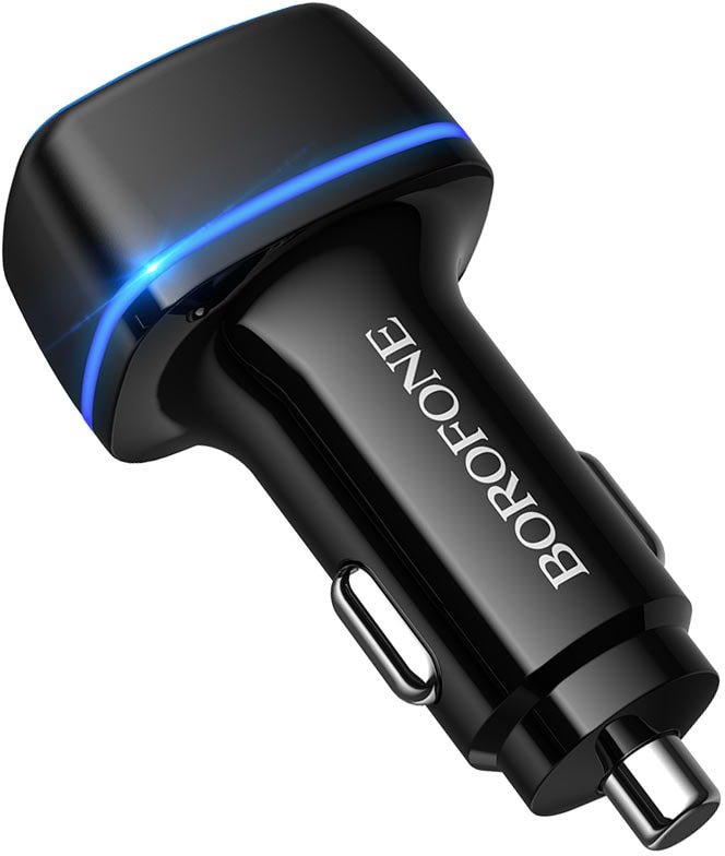 

Автомобильное зарядное Borofone BZ14 (черный)