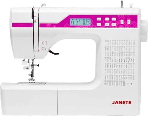 

Электромеханическая швейная машина Janete 2600A (розовый)