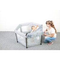 Игровой манеж ForKiddy Quadro plus 2 в 1 (черный)