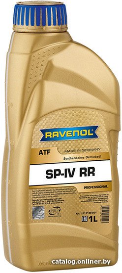 Трансмиссионное масло Ravenol ATF SP-IV RR 1л
