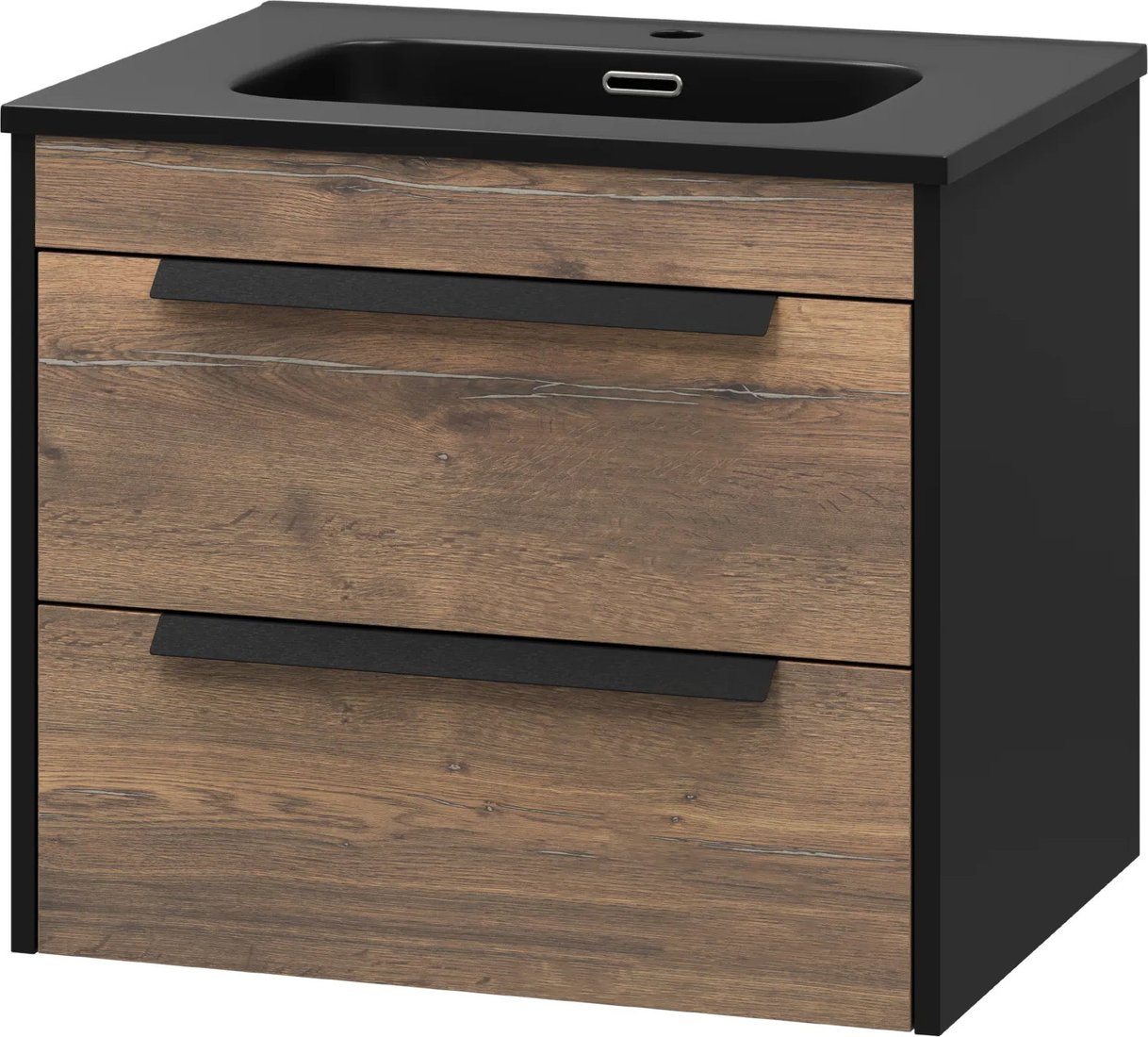 

Brevita Тумба с умывальником Monsour 60 MON-09060-0102Я+9060MMB