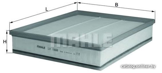 Воздушный фильтр Mahle Knecht LX1886