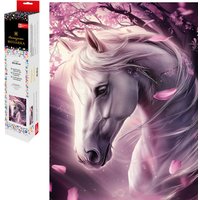 Алмазная мозаика  Феникс+ Лошадь и сакура 70809