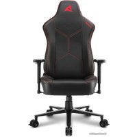 Игровое (геймерское) кресло Sharkoon Skiller SGS30 (черный/красный)