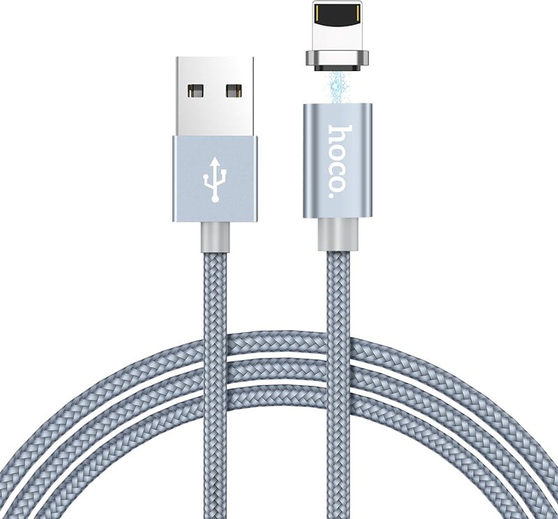 

Кабель Hoco U40A Lightning (светло-серый)