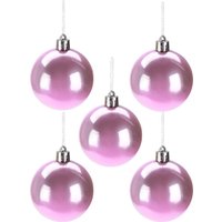 Елочная игрушка Miland Праздник в нежных оттенках НУ-4209 (30шт, 6см)