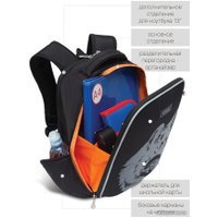 Школьный рюкзак Grizzly RB-153-4/1 (черный)