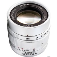 Объектив Mitakon Speedmaster 35mm f/0.95 II for Fujifilm X (серебристый)