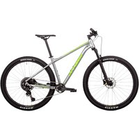 Велосипед Atom Bion Nine 150 L 2024 (DarkSilver/Green)