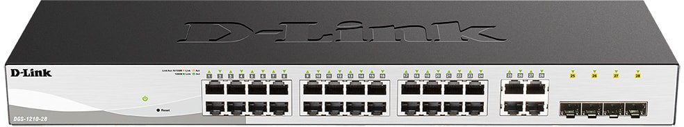 

Управляемый коммутатор 2-го уровня D-Link DGS-1210-28/F2A