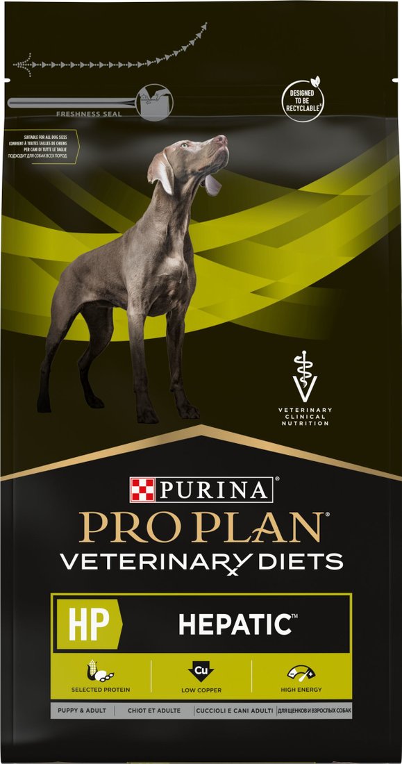 

Сухой корм для собак Pro Plan Veterinary Diets HP Hepatic при хронической печеночной недостаточности 3 кг