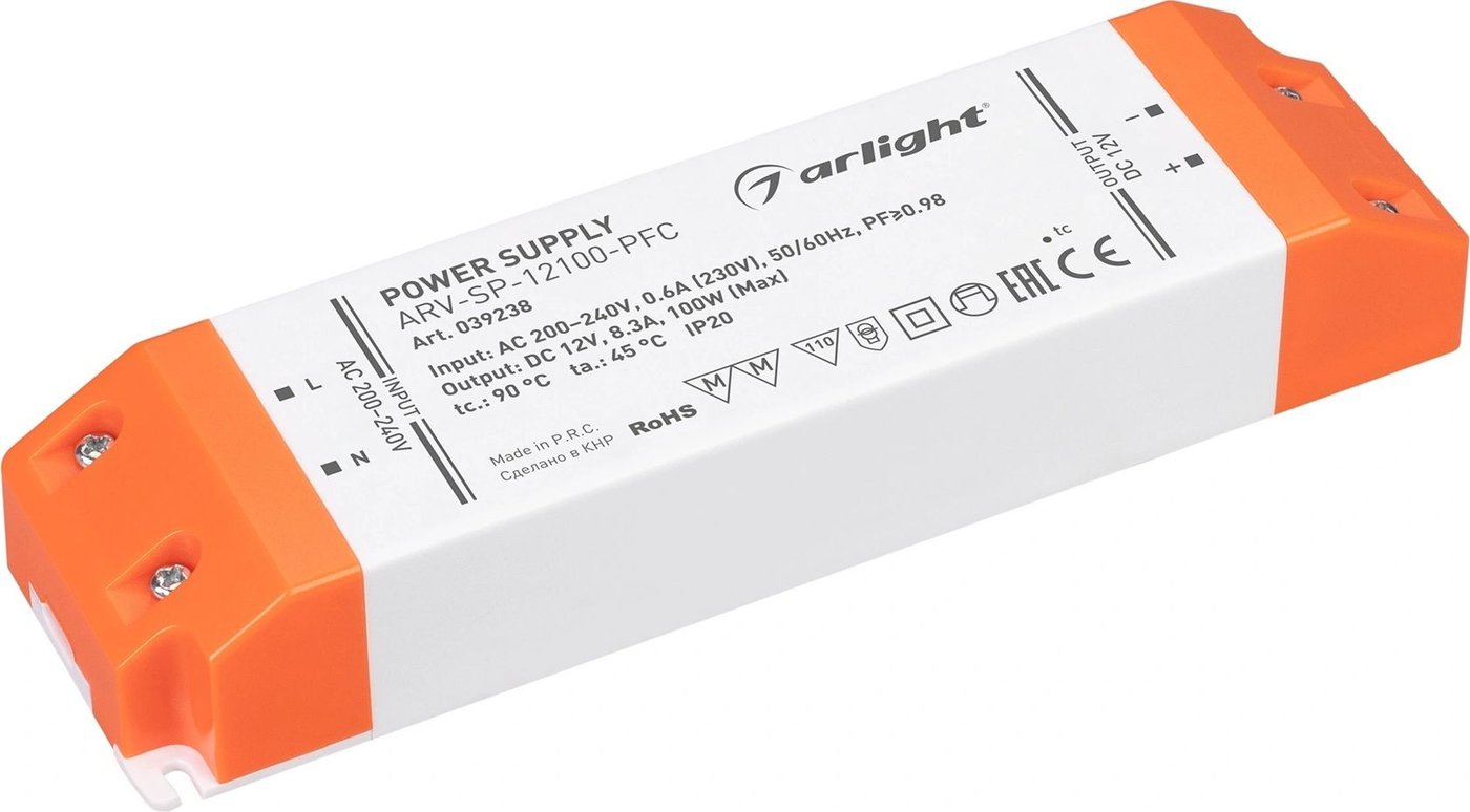 

Блок питания Arlight ARV-SP-12100-PFC 039238