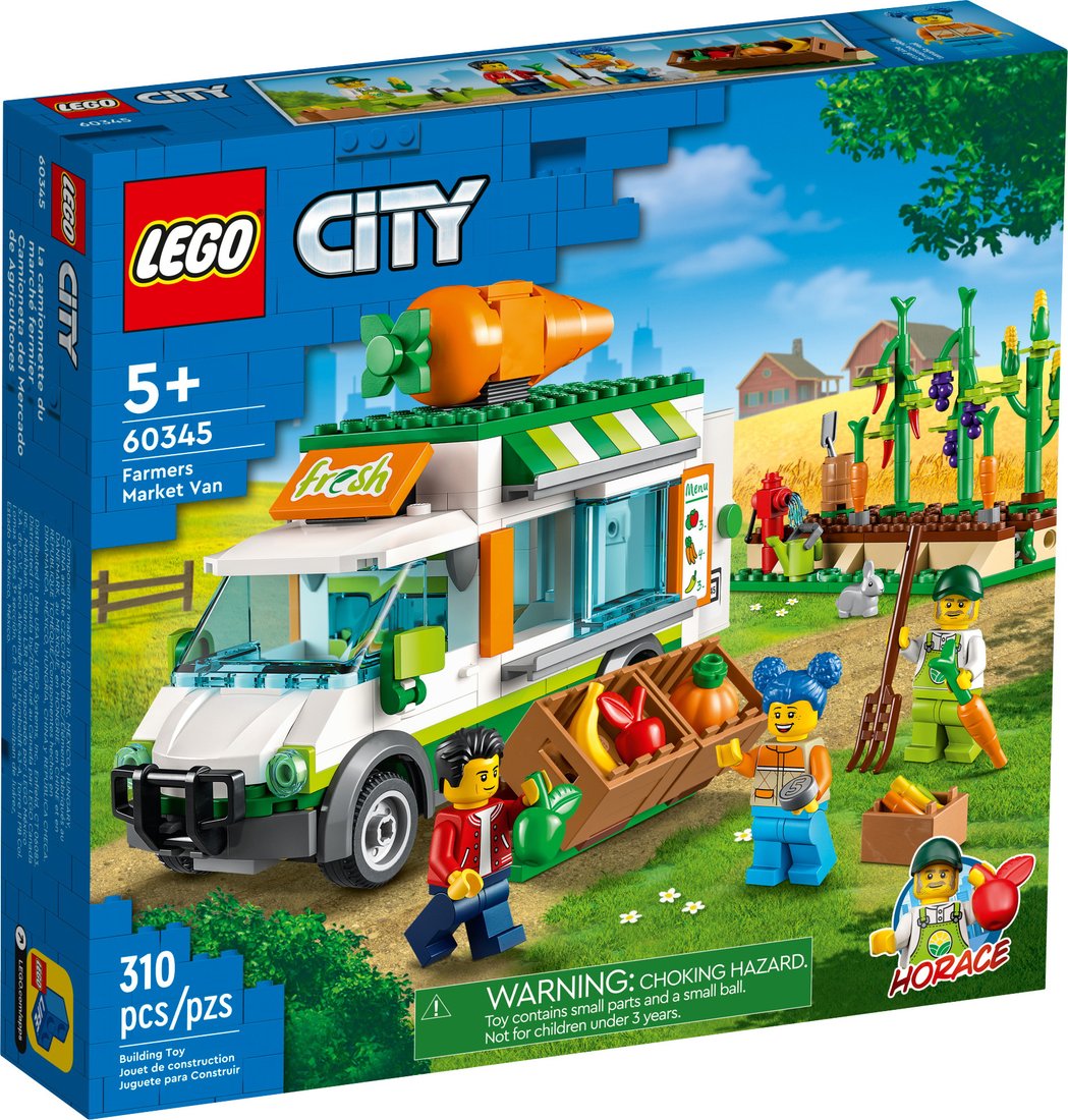 

Конструктор LEGO City 60345 Фургон для фермерского рынка