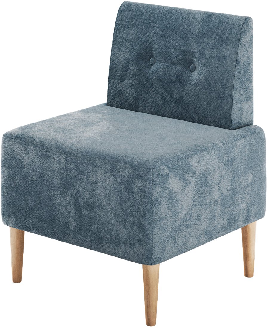 

Интерьерное кресло Mio Tesoro Четт (микровелюр/пыльно-голубой №26)