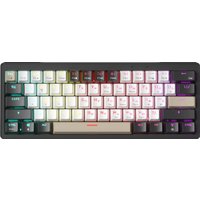 Клавиатура JEGG ZA61 White Black Brown (TNT Yellow)